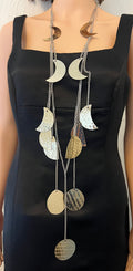 Metal Moon Decor for Costume or Wall