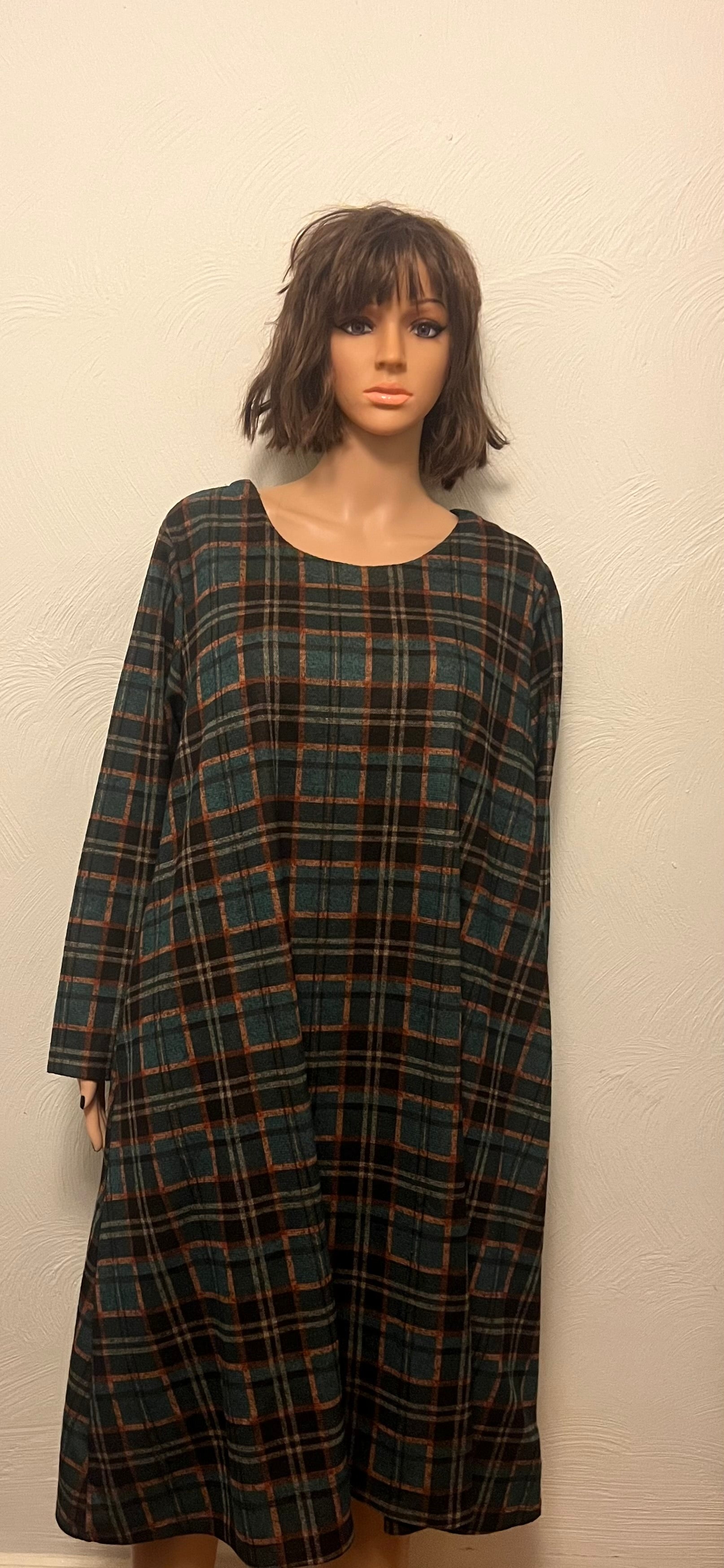 Fall/ Winter Plaid Dress- Medium