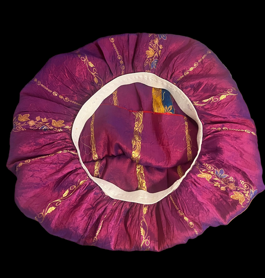 Hand- Sewn Silk Hair Bonnette