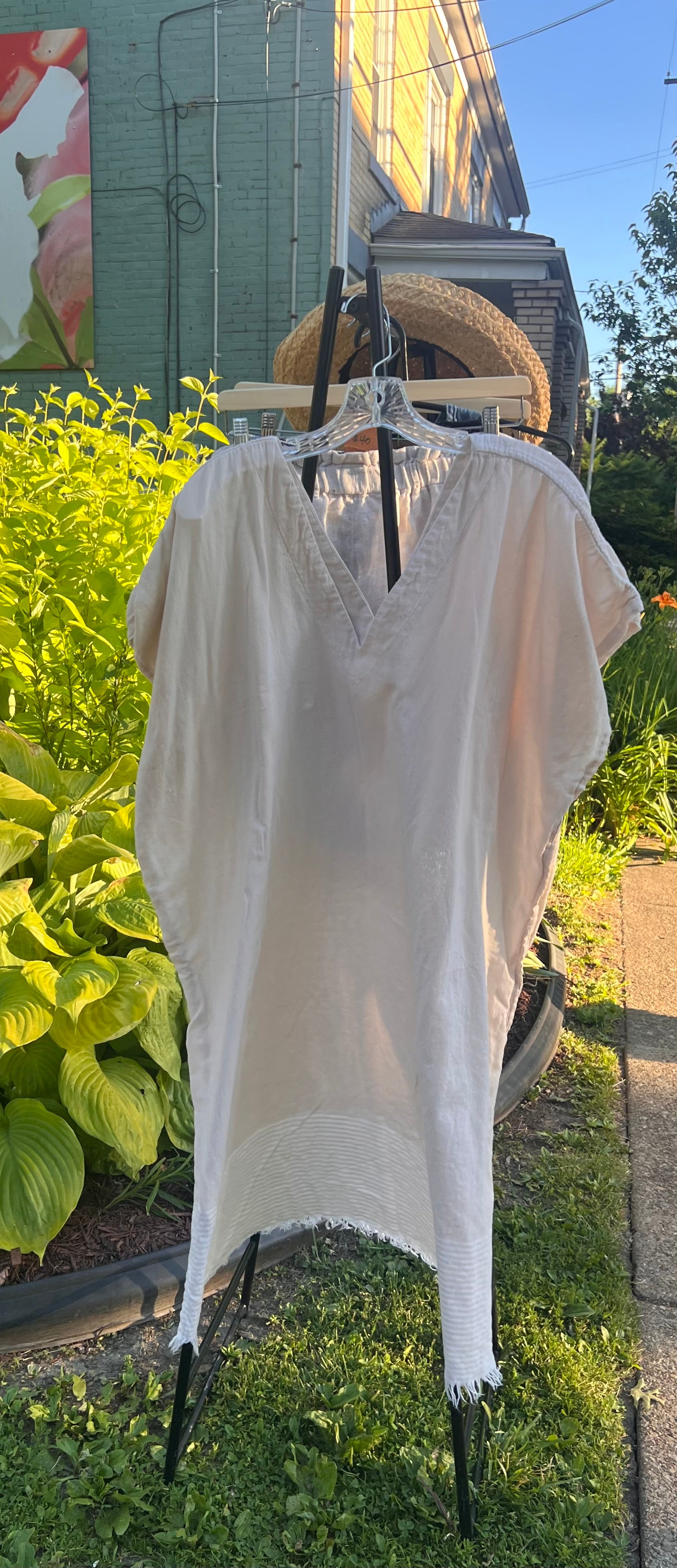 Linen and Cotton Kaftan