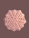Vintage Pink Crocheted Doily