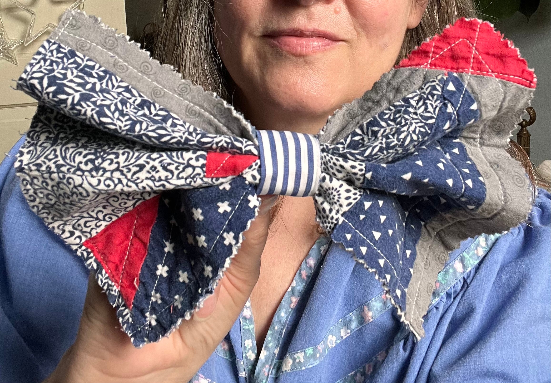 Upcycled Quilt Bows
