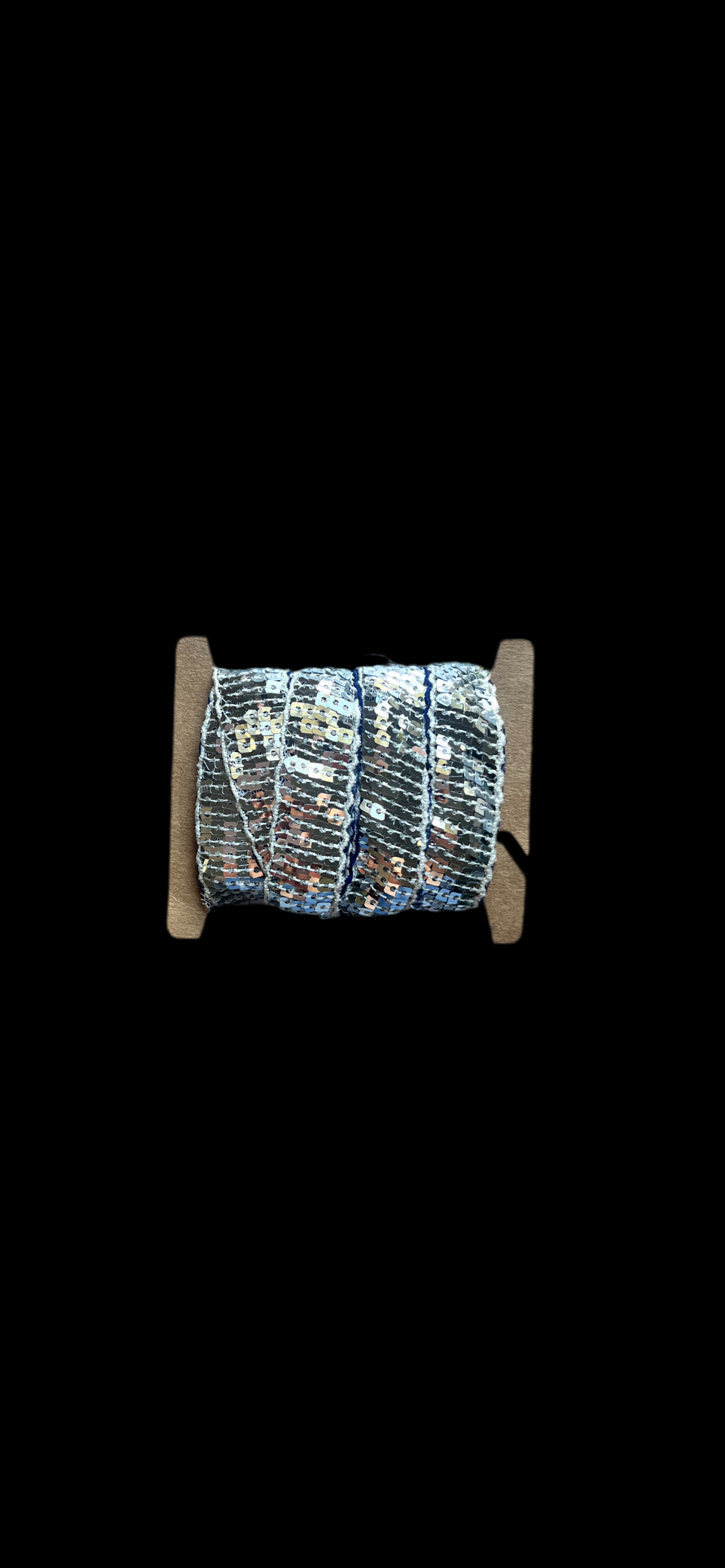Silver Sequin Ribbon