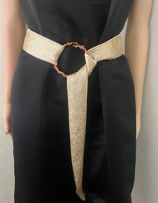 Gold and Copper Belt- One Size Adjustable