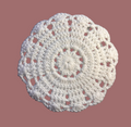 Vintage White Crocheted Doily