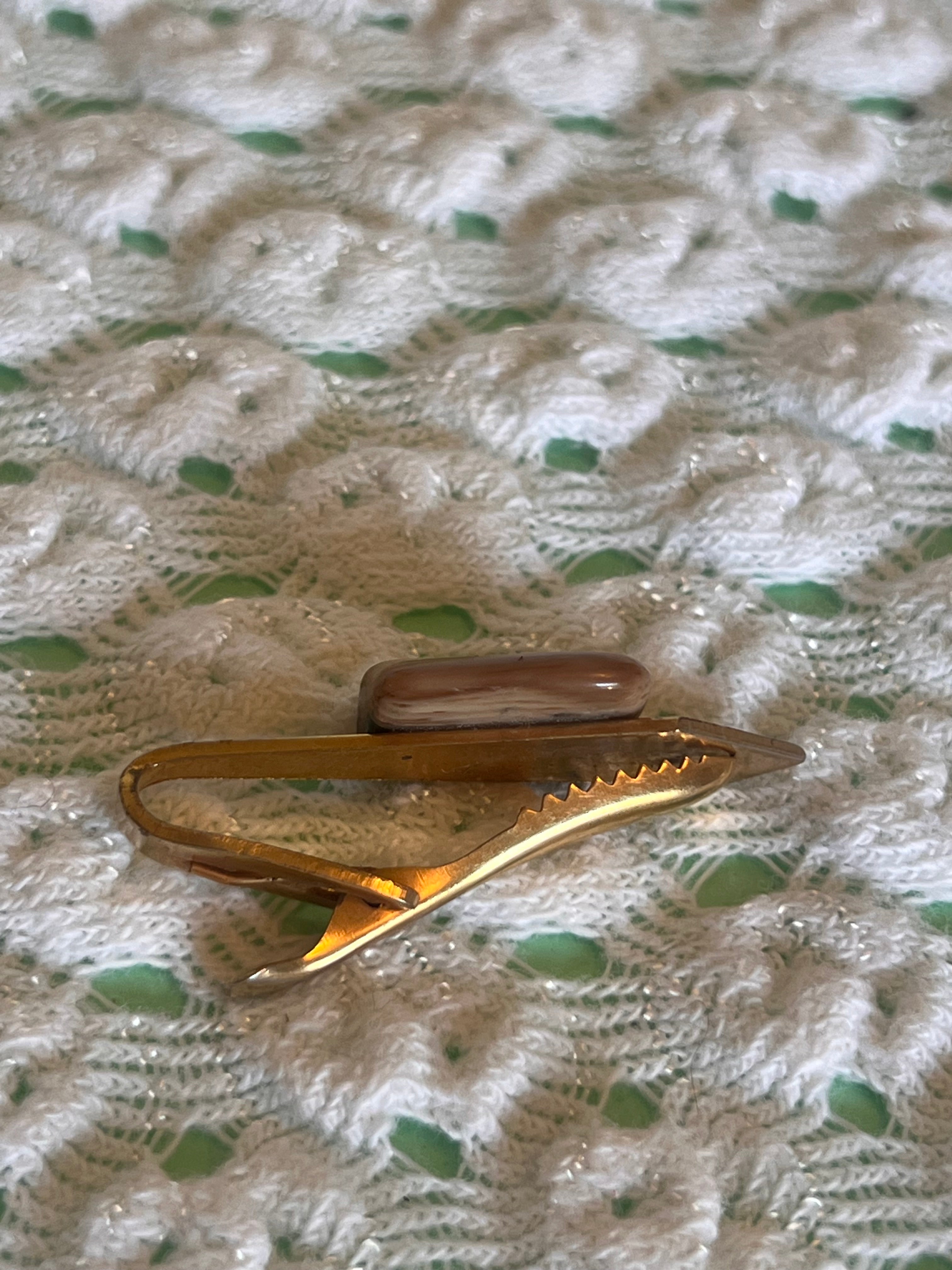 Rare Vintage Stone Clip