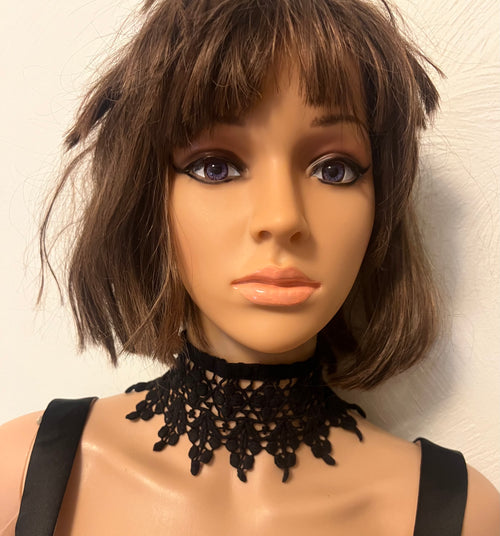 Black Victorian Lace Choker