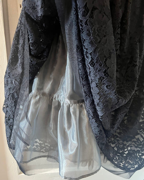 Highly Collectible Y2K Black Lace Dress- Size 4 (Modern Size 2-4)