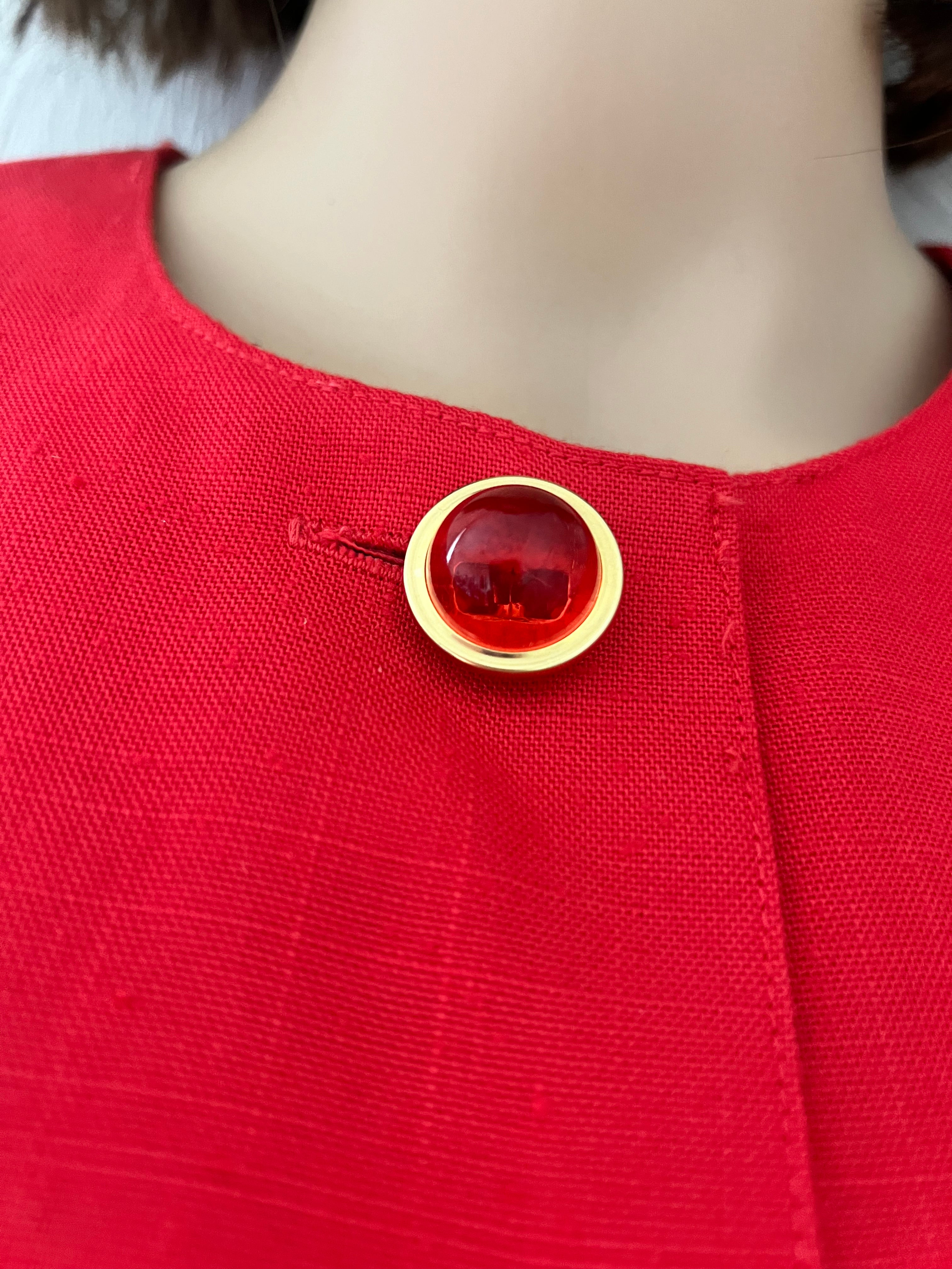 Vintage Red Blazer- Small/Medium Petite