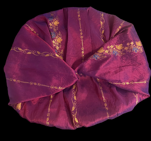 Hand- Sewn Silk Hair Bonnette