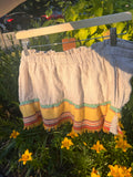 Upcycled Linen Skirt- Large
