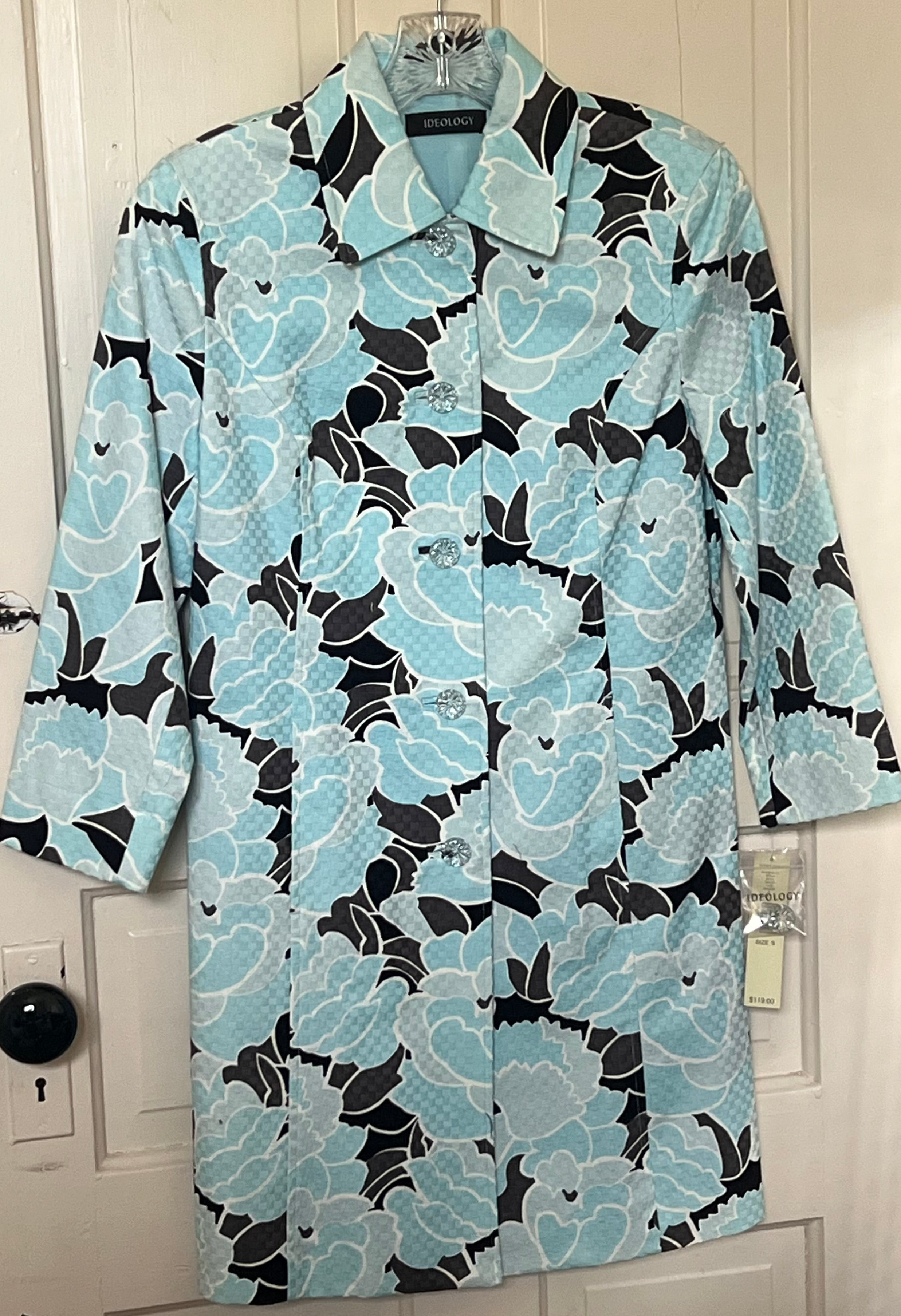 New with Tags Dopamine Dressed Floral Coat - Small