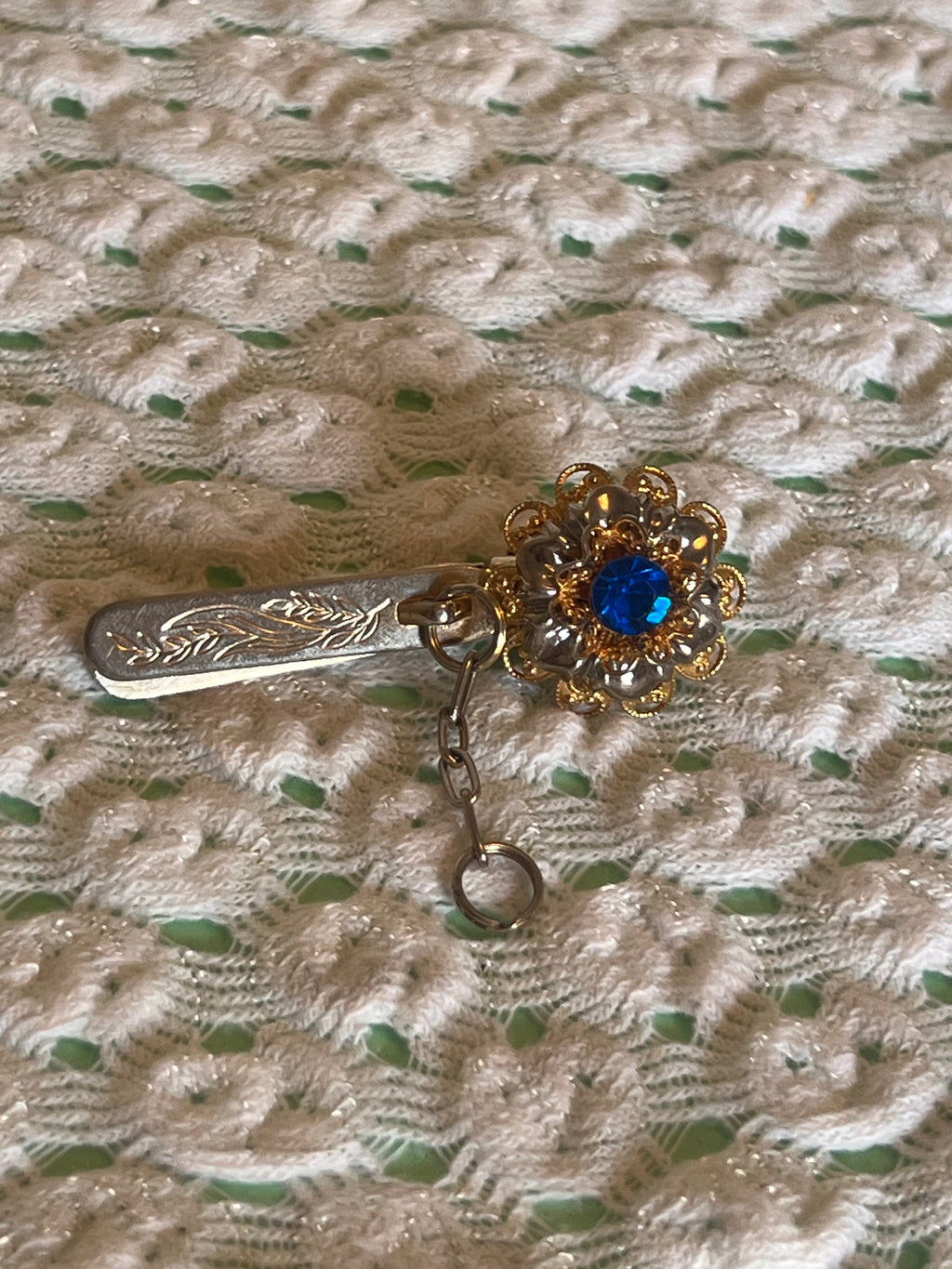 Vintage Jeweled Clip