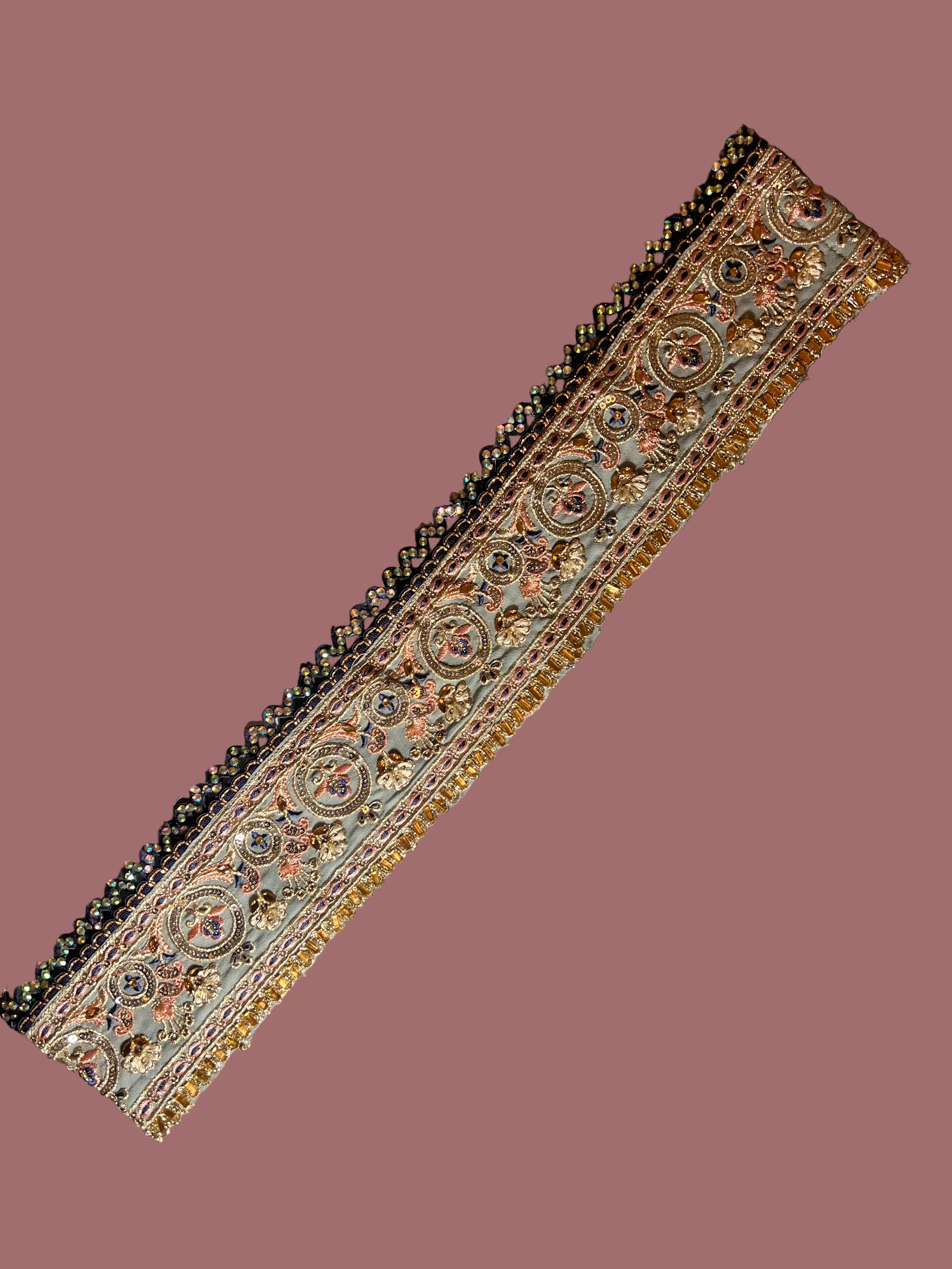 Handmade Embellished Strip