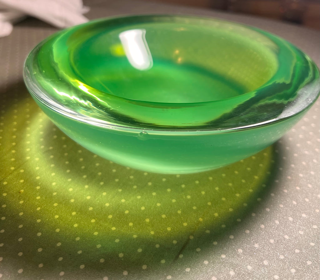 Mid Century Art Glass- Imperfect (Small Chip)