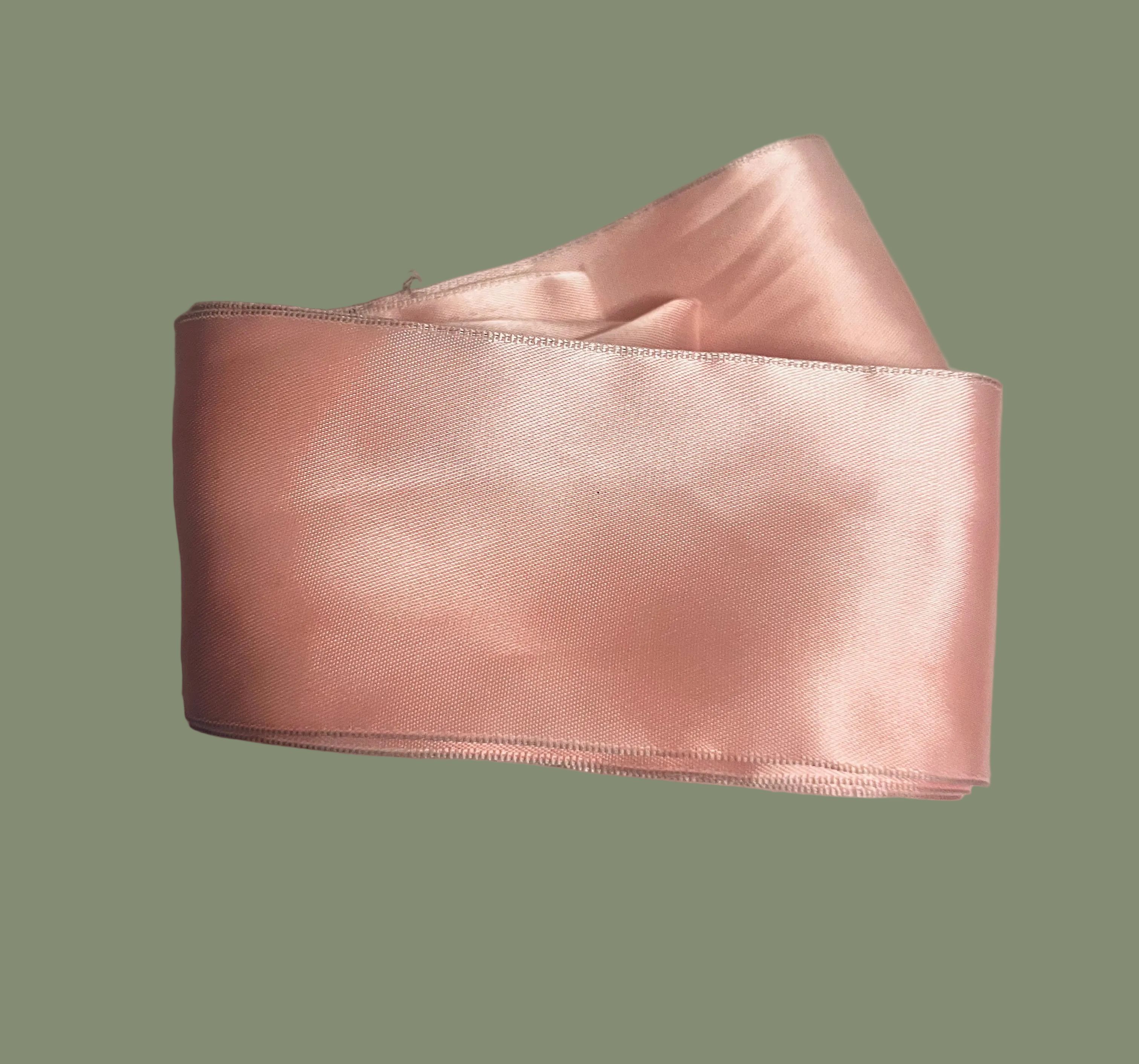 Hand-Dyed Upcycled Pink Ribbon