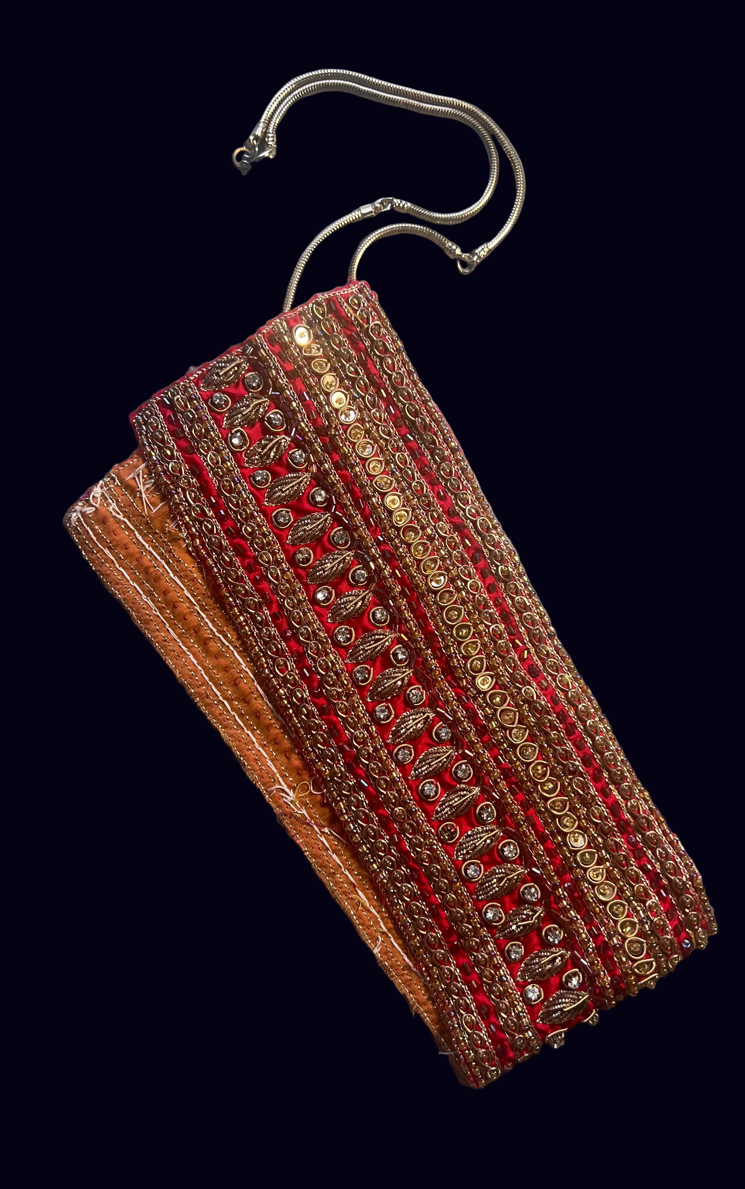 Handmade Embellished Belt- Adjustable up to 32.5 inches