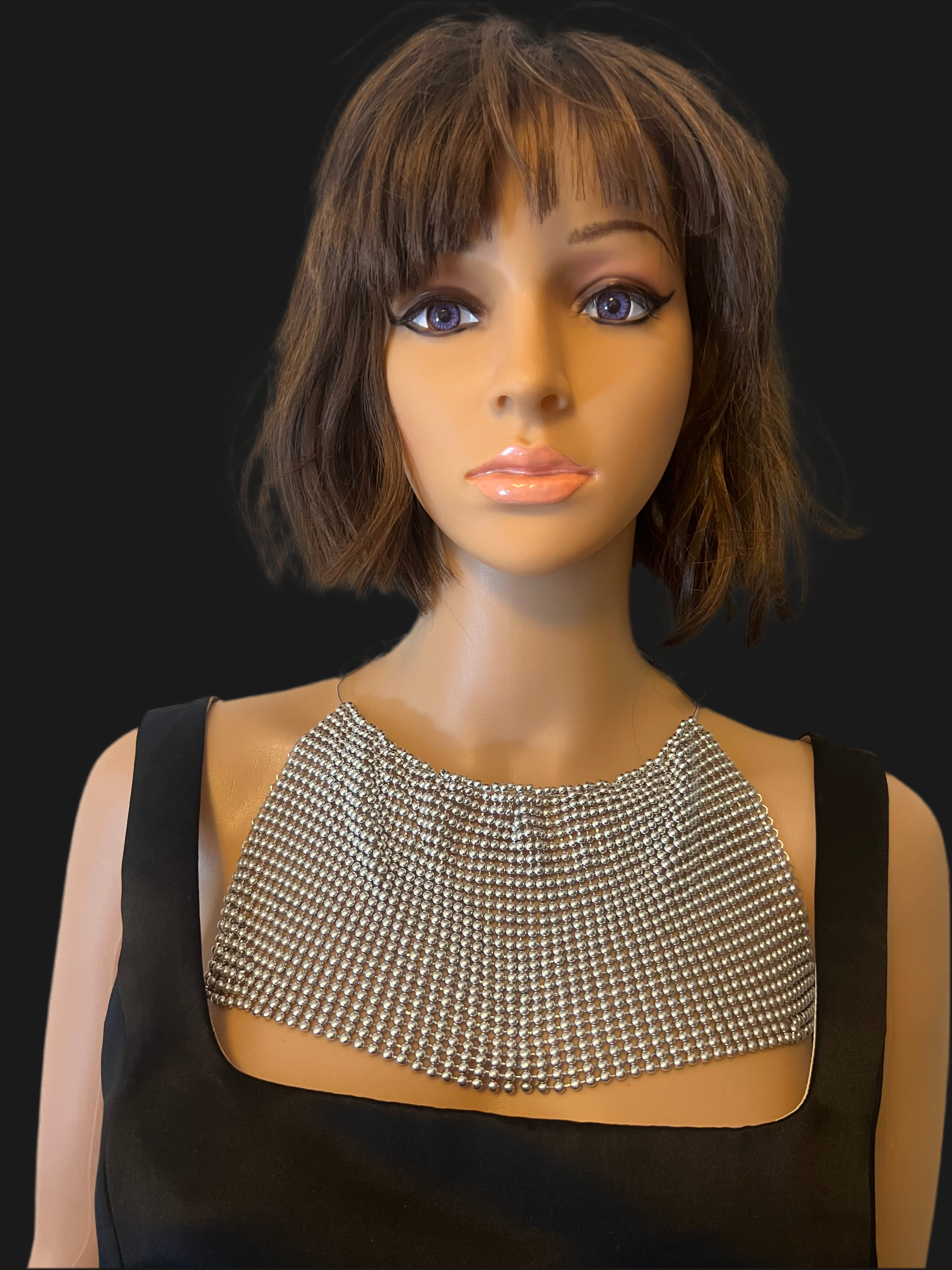 Silver Mesh Necklace