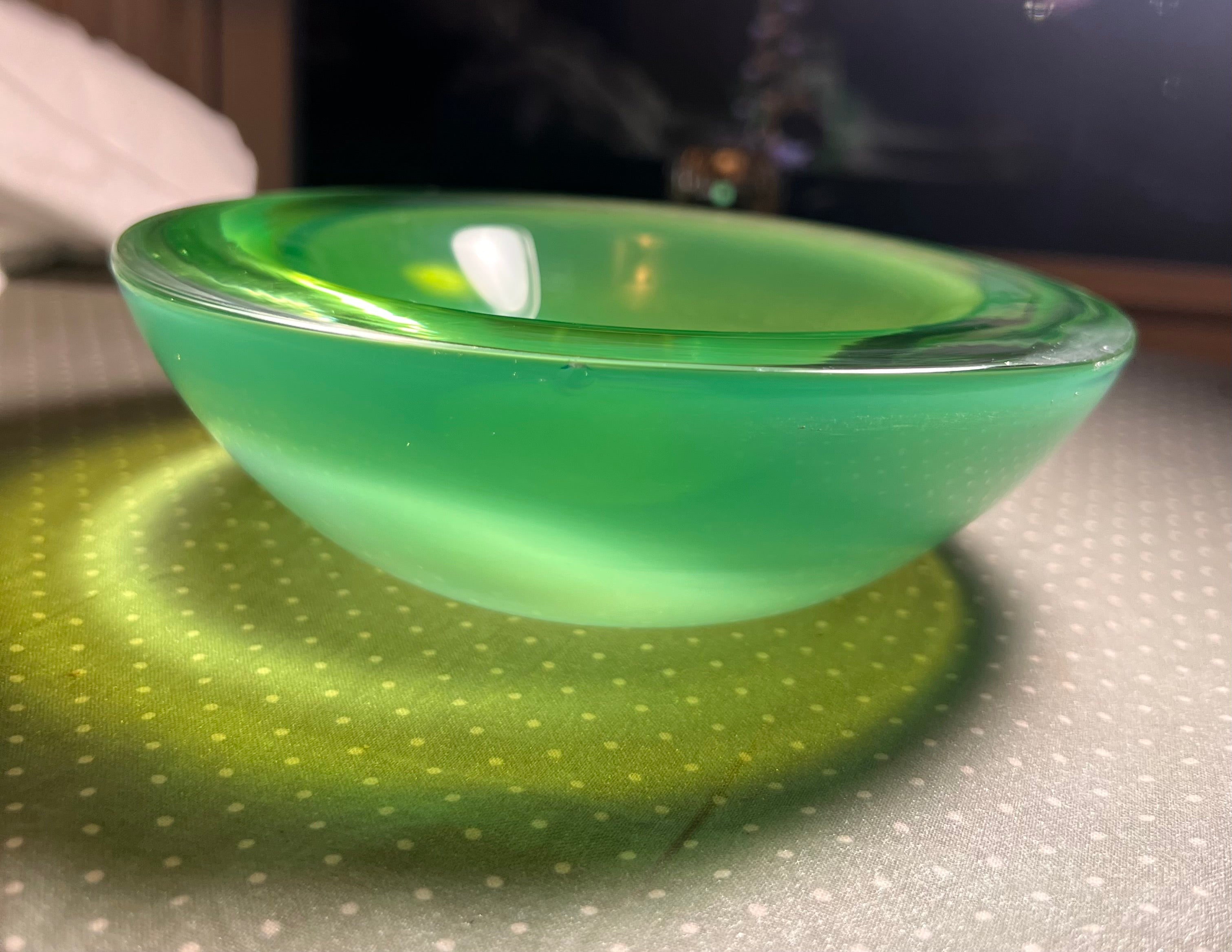 Mid Century Art Glass- Imperfect (Small Chip)