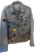 Jean Jacket with Patches- Medium
