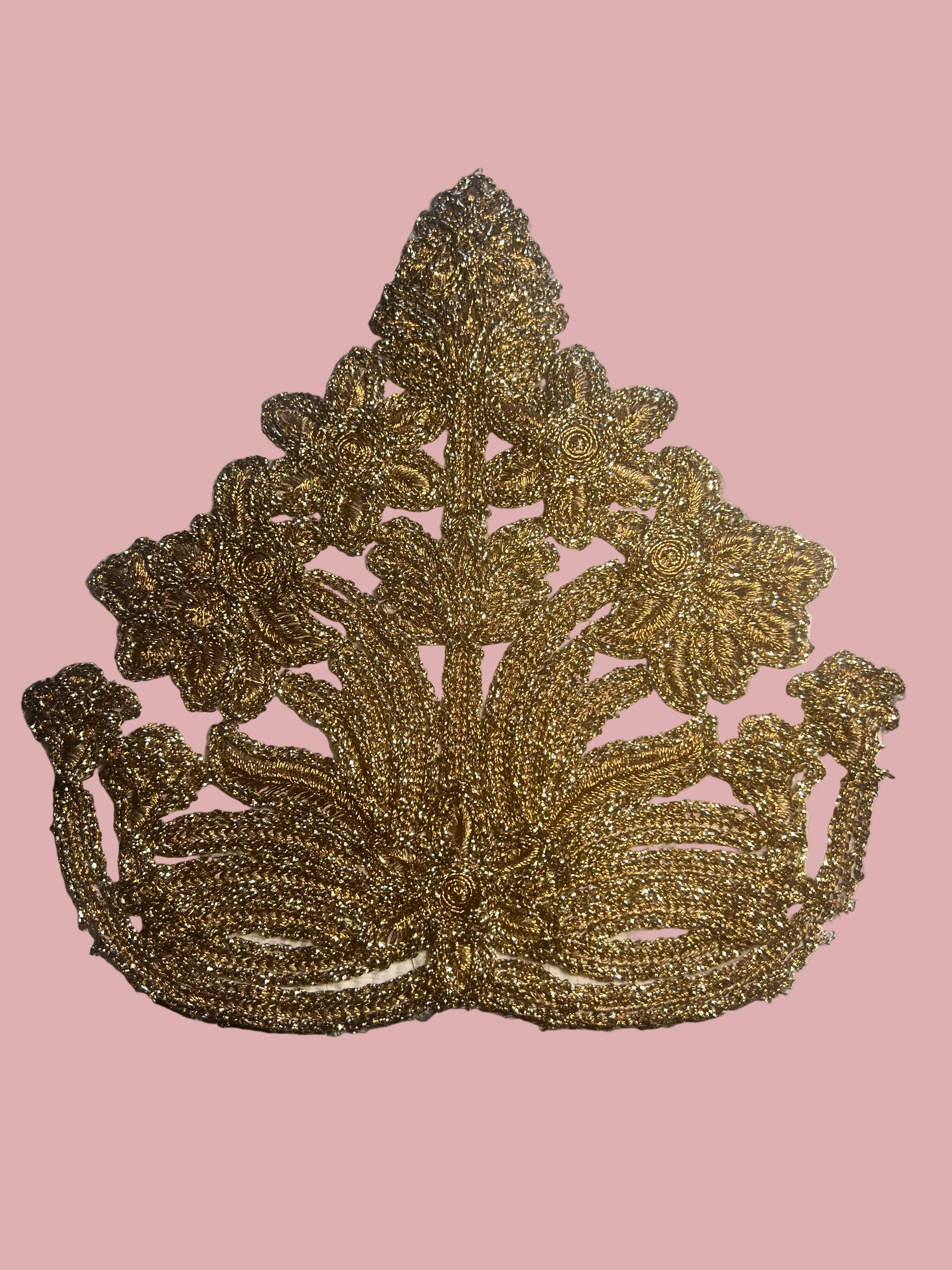 Gold Threaded Patch