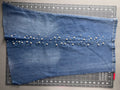 Upcycled Denim - Faux Pearled