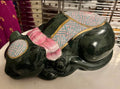 Vintage Dark Green Cat