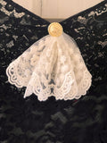 Victorian Lace Jabot Accent