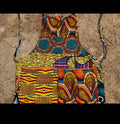 Patchwork Apron with African Wax Print   World Peaces